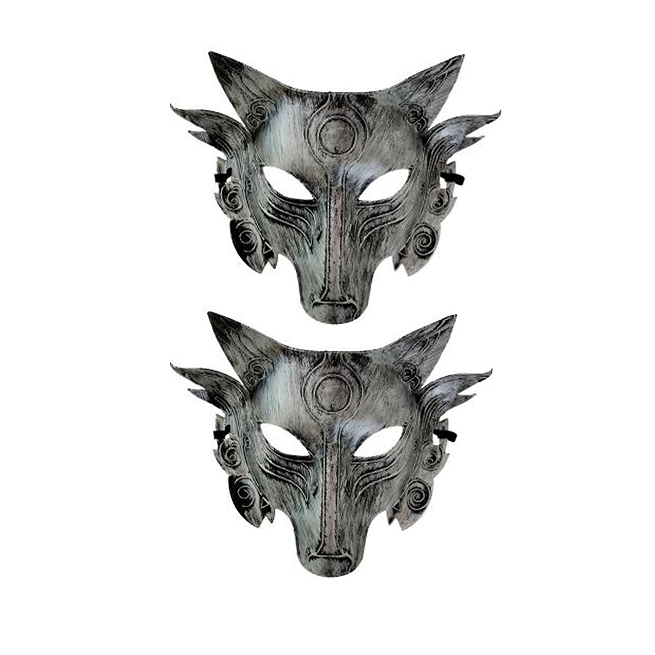 Halloween performance supplies animal wolf head mask performance accessories