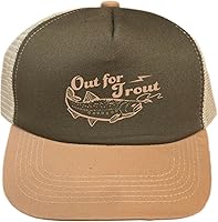 Vista 75 de ThatsRad Out for Trout Corduroy Snapback Sombrero Gorra Pesca con Mosca Pescador