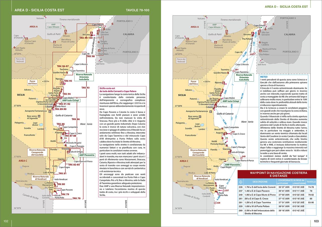 Sicilia: Isole Eolie, Egadi, Pelagie, Pantelleria e Malta. Portolano cartografico 2024. Con espansione online (Vol. 4)