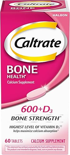 Miniatura 1 de Caltrate 600 Plus D3 Suplemento de calcio y vitamina D, suplementos para la salud ósea para adultos, 60 unidades