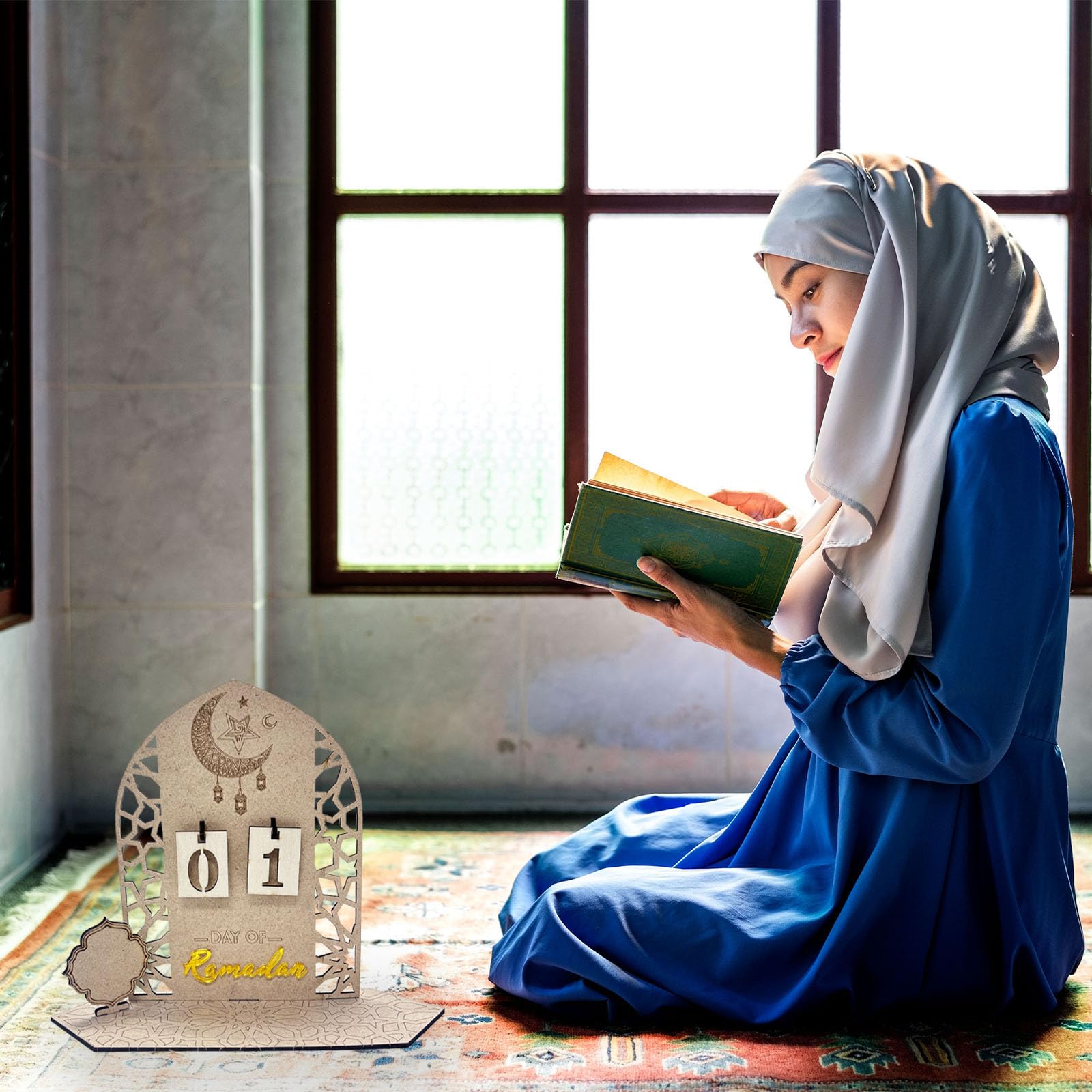 Calendrier de compte à rebours du Ramadan en acrylique, cadeaux du jour du Ramadan avec Base remplaçant les chiffres, Ramadan Mubarak Islam, jour de l' avent acheter à prix bas - livraison gratuite