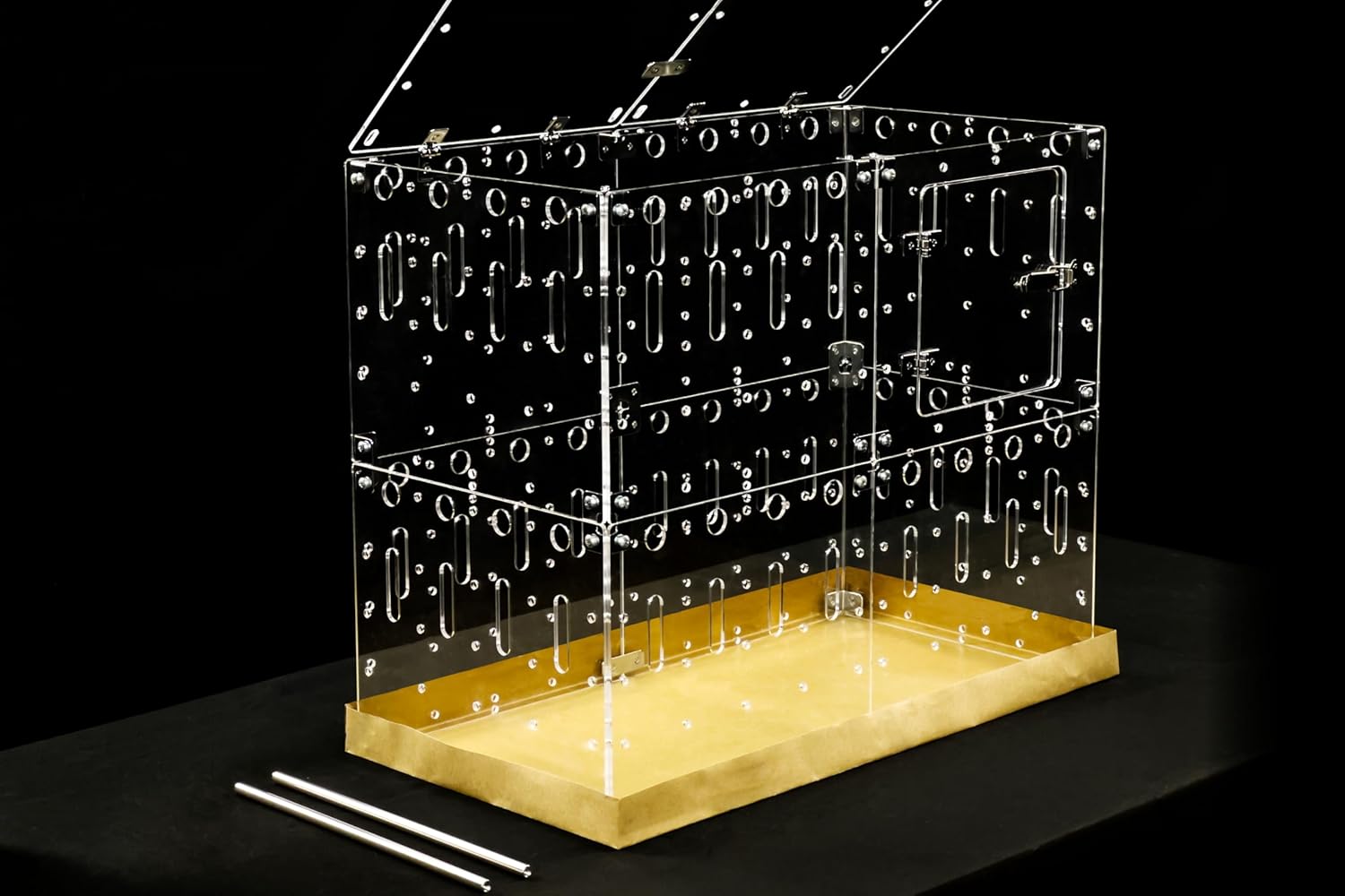 GuineaLoftTM Acrylic Cage (Model-E2)  DIY Expandable Cage for Birds, Ferrets, Chinchillas, Small Animals in Need of Vertical & Horizontal Space - Visit The Guinea Loft Store to See It All