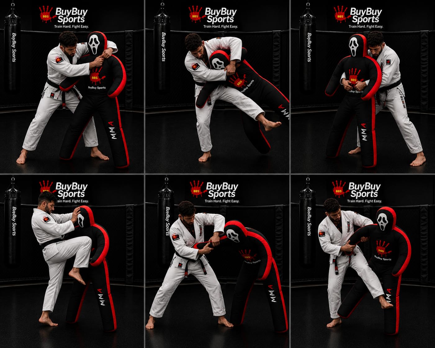 KaufenKaufen Sport MMA Training, Brazilian Jiu Jitsu, BJJ Bag, Judo Kampfsport und Fitnesstraining, Boxdummy, Grappling Dummy, Boxsack Dummy, Fighting, Wrestling, Wurfdummy Stehposition- ungefüllt