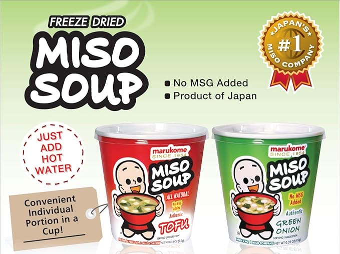 Sopa de Miso Instantánea Marukome Tofu, 6 Unidades miniatura 4
