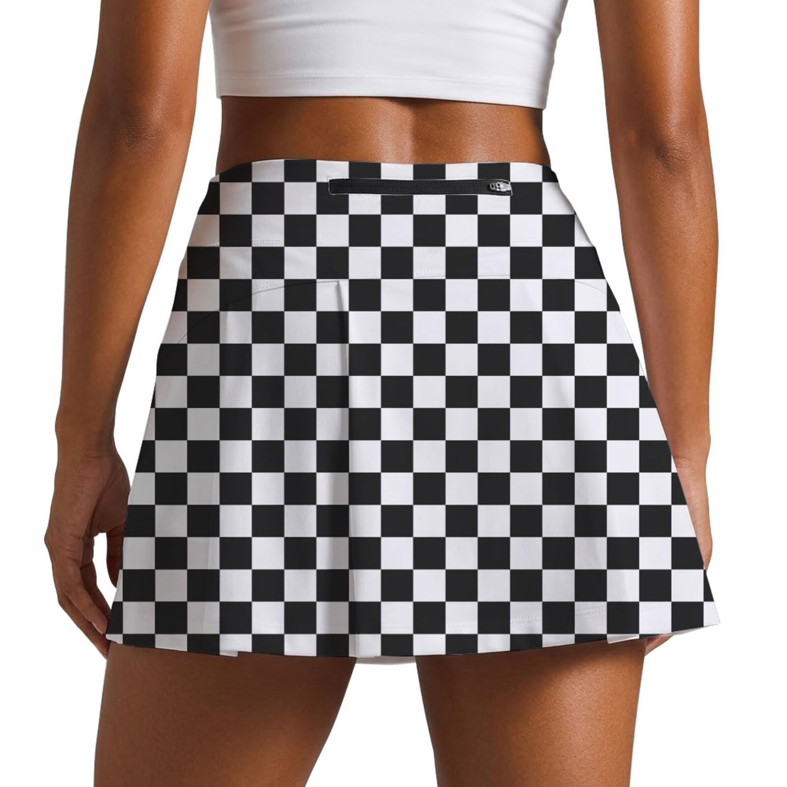 qpfkw Dinosaur Women's Skorts Skirts High Waisted Golf Pleated Skirts for Running Pickleball Workout-picture-37