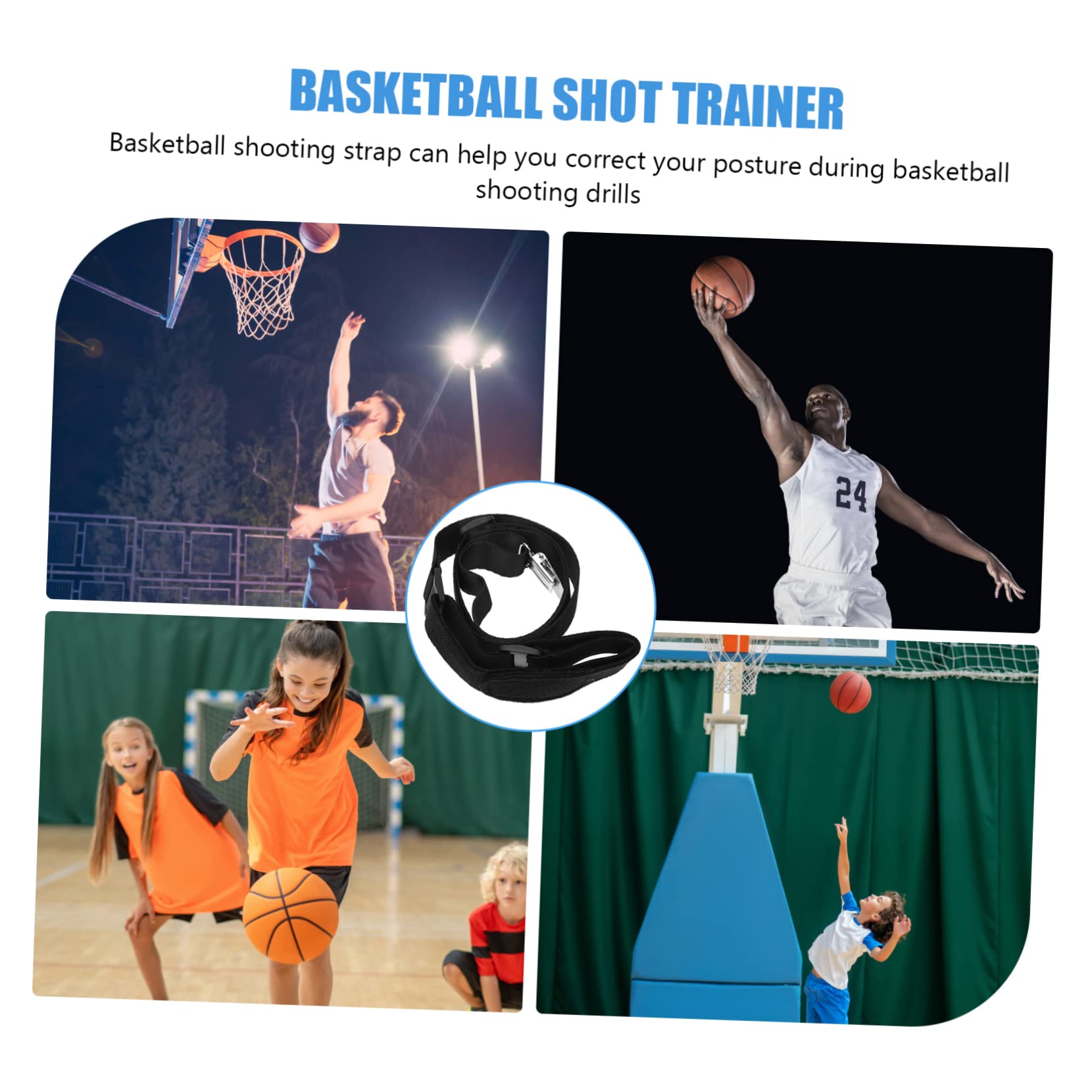Ball Guide pour Main De Guide De Basket-Ball Accessoire Entraînement De Basket-Ball Sangle pour Entraînement De Basket-Ball