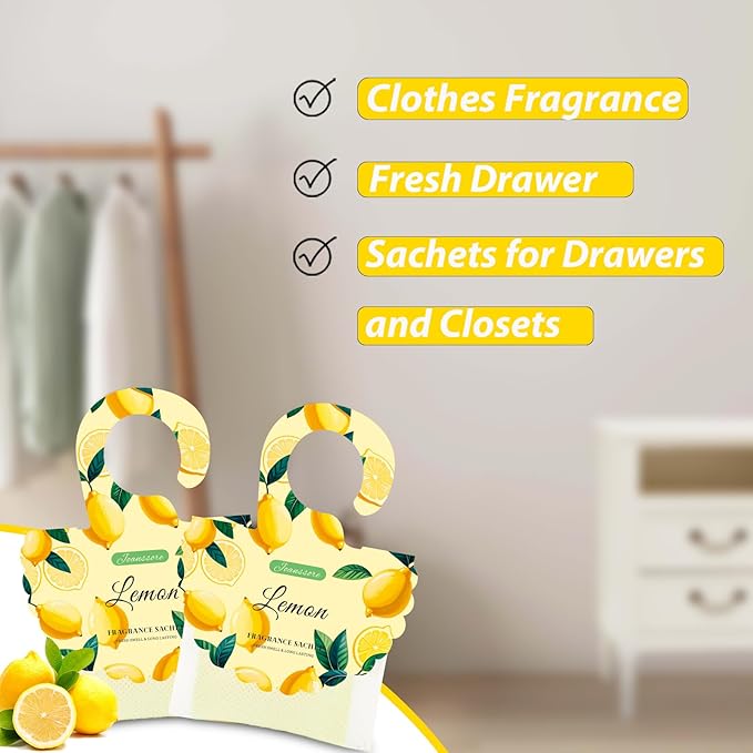 15 Bolsitas de Sachet con Fragancia de Limón para Cajones y Armarios miniatura 6