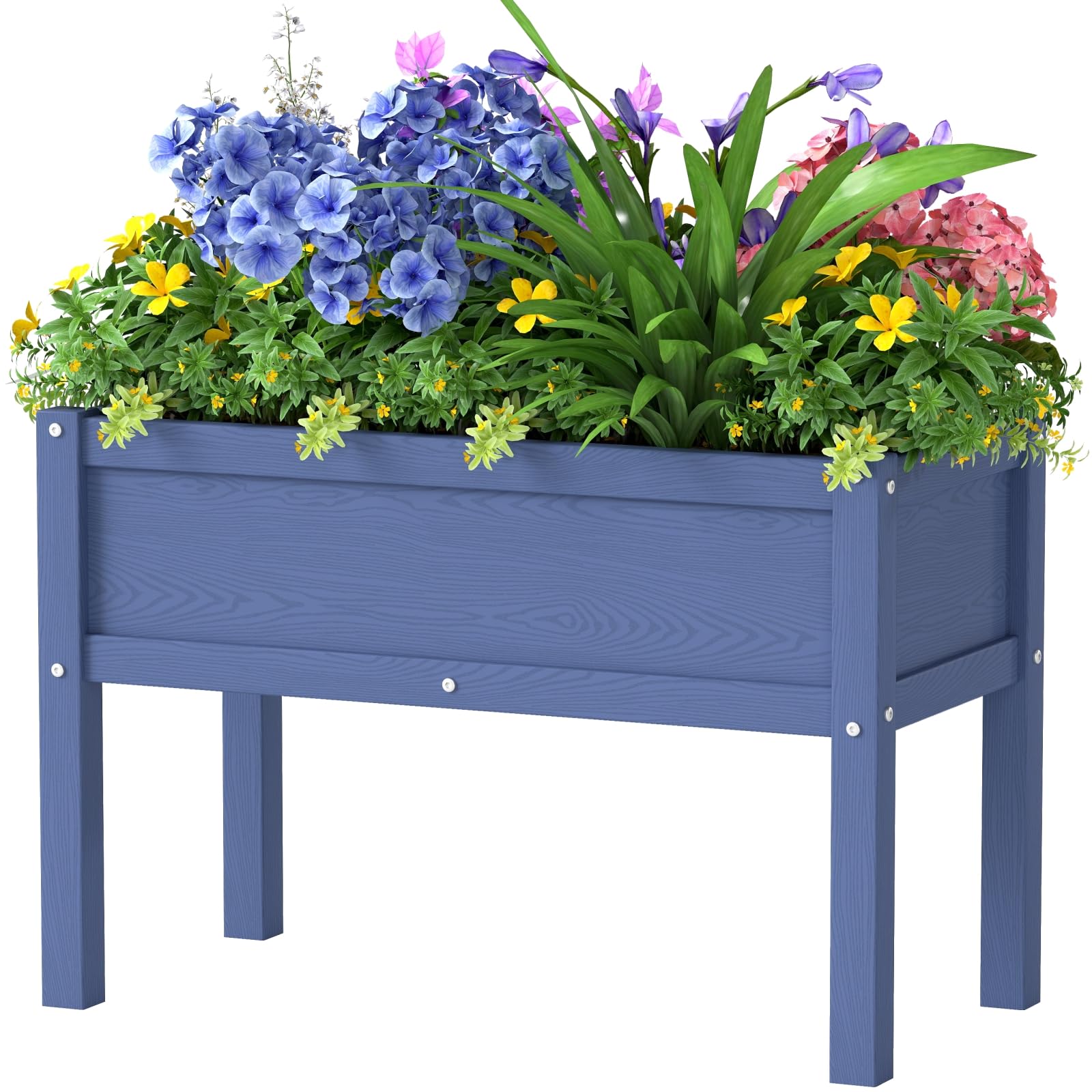 BIVODA Small HDPE Raised Garden Bed