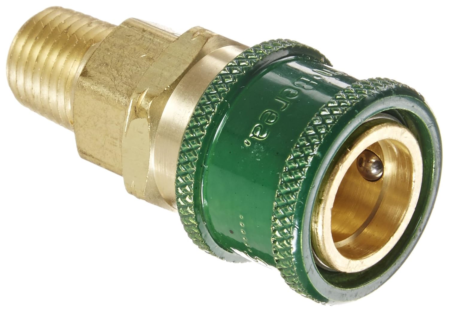 Eaton Hansen GR603 Brass 600 Series Oxyacetylene Service, Coupler Socket, 1/4" Body Size x 1/4" NPT Male