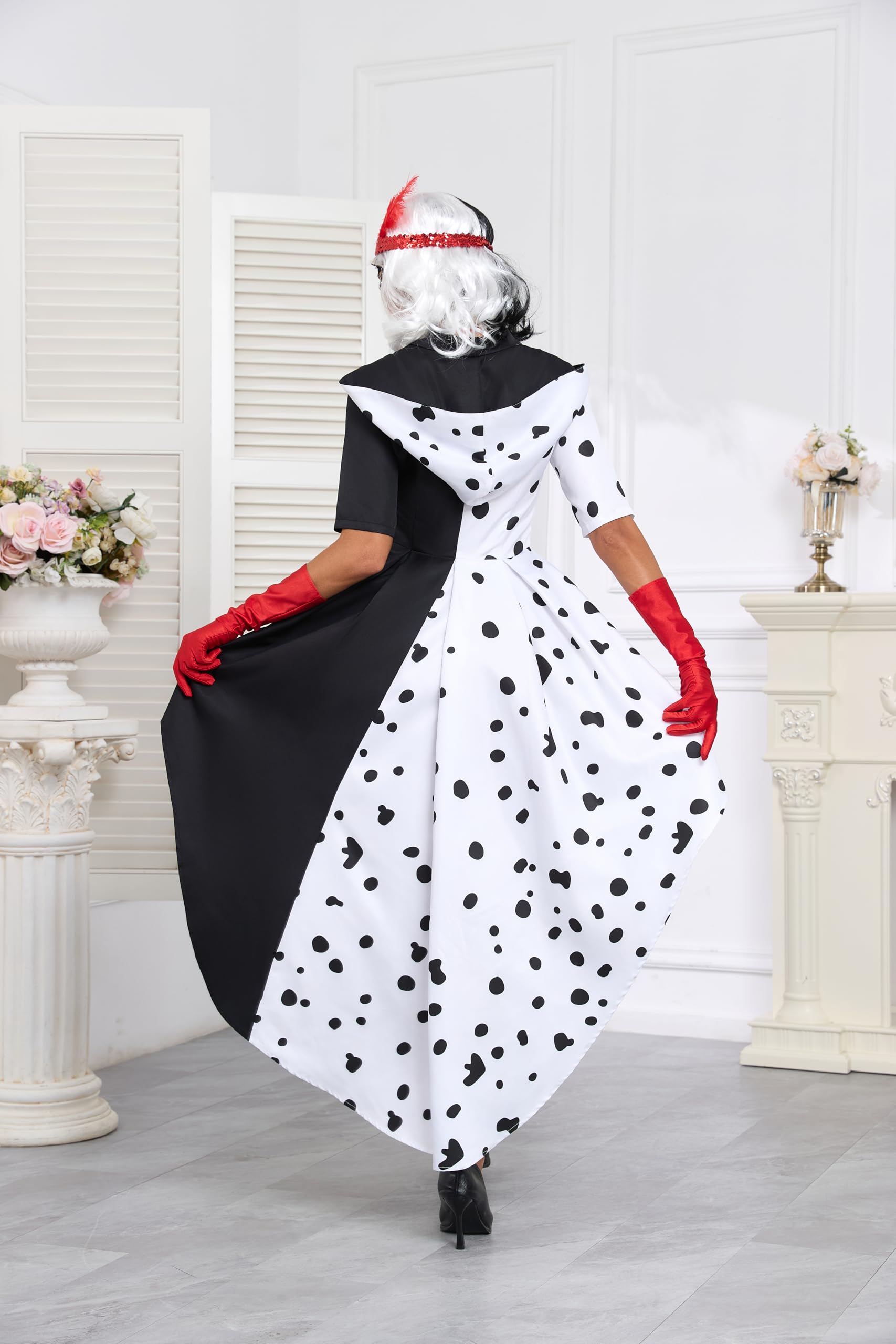 white dress black gloves Women Costume Dress, Classic Movie Cosplay Full Set with Halloween Cosplay (US Size) : Clothing, Shoes & Jewelry Product type:Full Set this gown is made Game day Now that FINALLY explains