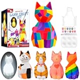 Stocking Stuffers for Kids: Arts and Crafts for Kids Ages 6-12 - Paint Your Own Lamp Craft Kit Art Supplies Toys Christmas Birthday Gifts for Girls Boys