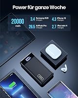 INIU 20000mAh Power Bank 22.5W USB-C PD3.0 QC4.0 LED kijelzővel iPhone Samsung iPad 5