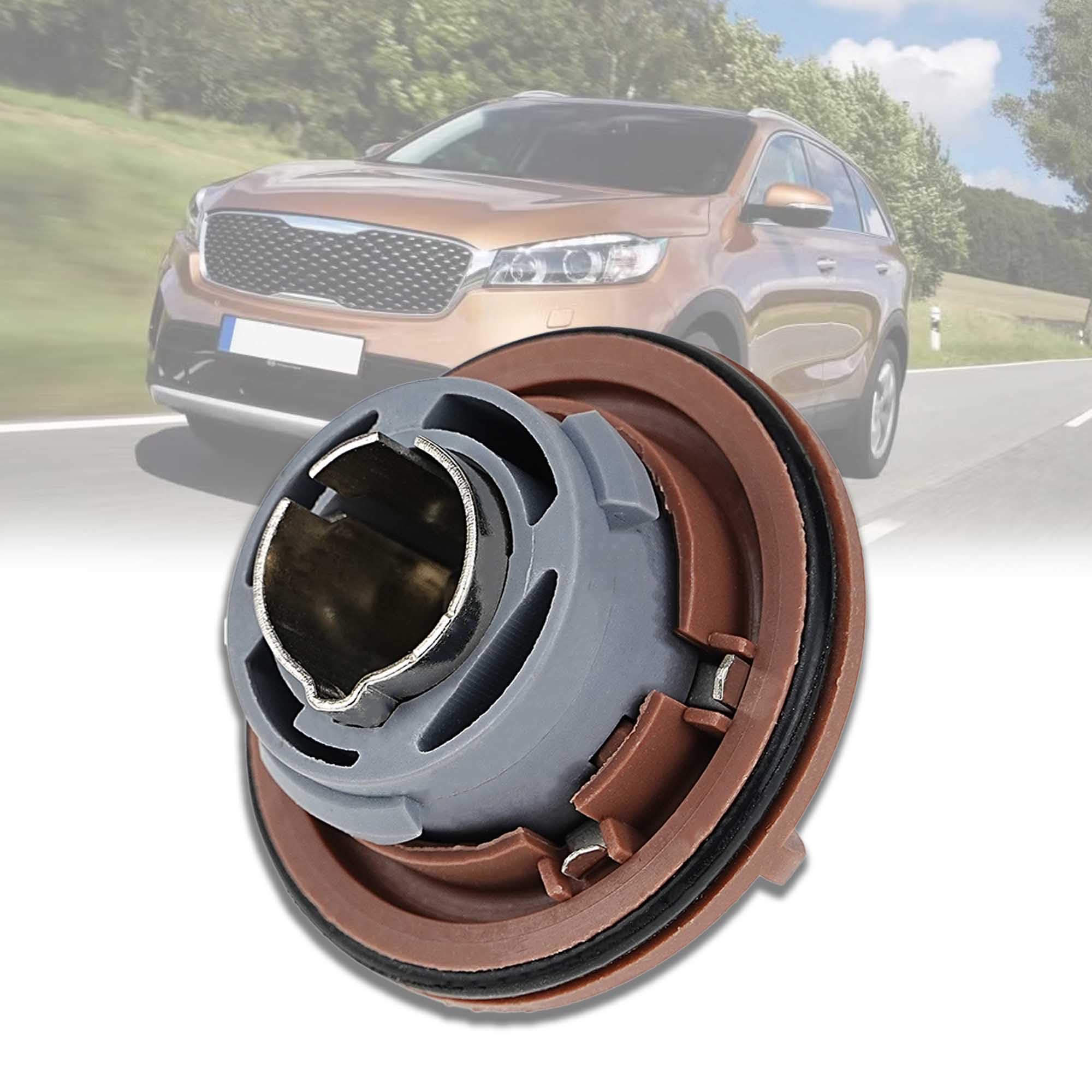 Photo 1 of 1PCS Headlight Headlamp Socket Compatible for Sorento 2011 2012 2013 2014 2015 Replace# 92166-1U000 921661U000