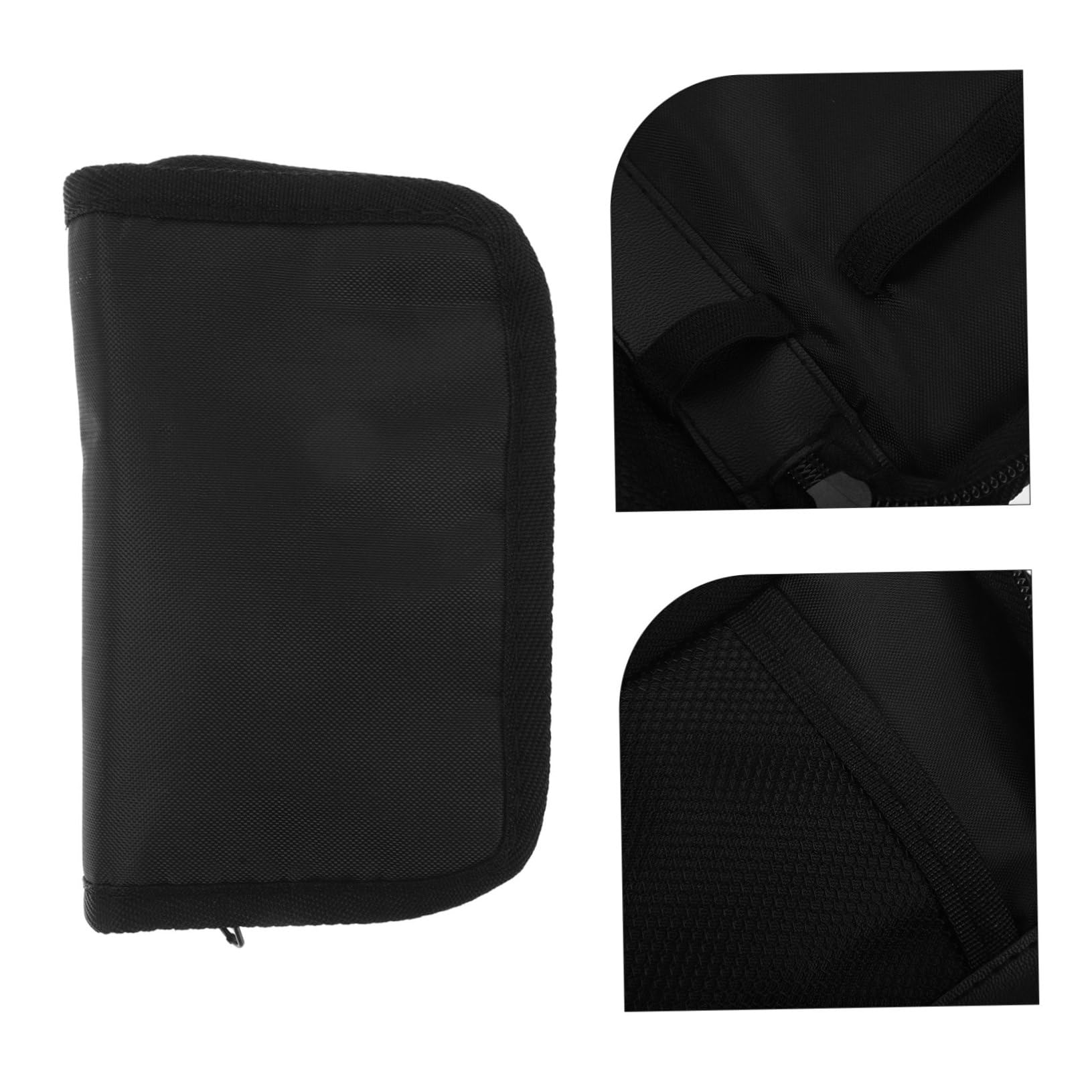 Didiseaon 13 Pz Borsa per la conservazione del glucometro borse con cerniera Fornitura - custodia borsa per misuratore di glicemia borsa per pazienti diabetici Tirazip in lega di zinco Black