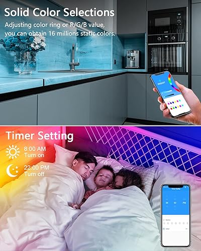 Miniatura 6 de ALITOVE WS2812B WS2811 Bluetooth APP Controller Music Sync direccionable RGB IC LED Control remoto Dual Outputs SP611E para SK6812 WS2812 SM16703