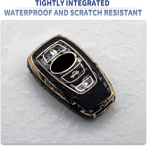 Miniatura 10 de SK CUSTOM Funda protectora inteligente de TPU blanco con borde dorado compatible con Subaru Forester CrossTrek Outback WRX Ascent BRZ Impreza Legacy