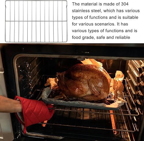 Miniatura 6 de Parrilla de Horno de Rango Mejorada 31649620 para Horno GE, 24.2 x 16 Pulgadas, Parrilla de Horno de Repuesto AP4040129, 316496207, 316404501