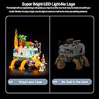 Vista 5 de BrickBling Kit de luz LED compatible con Lego DREAMZzz Mrs. Castillo's Turtle Van, luz creativa compatible con Lego 71456, no incluye