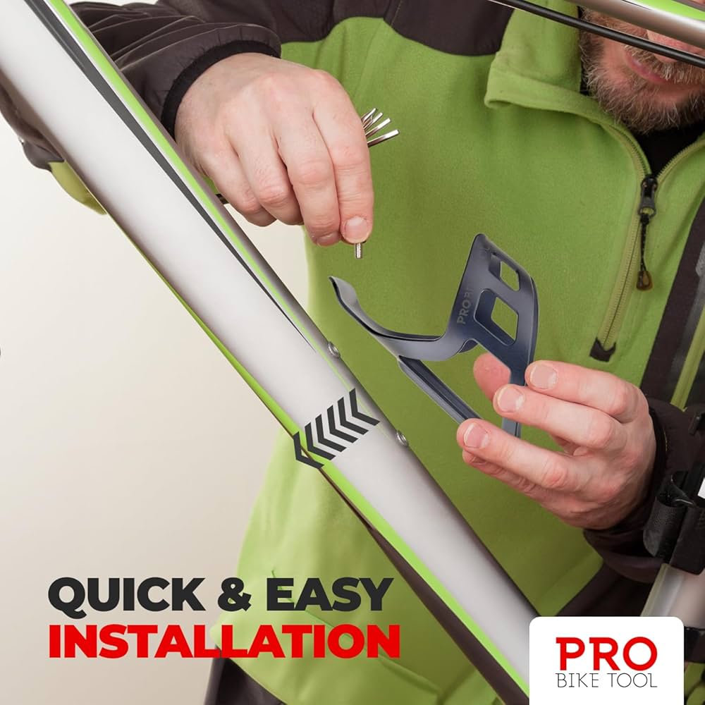 Portabottiglie Per Bicicletta PRO BIKE TOOL - Leggero, In Alluminio, Design Tubolare