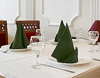 Vista 118 de Utopia Kitchen - Servilletas de tela negras [paquete de 12, 50 x 50 cm], mezcla de algodón absorbente, lavables y reutilizables para cena