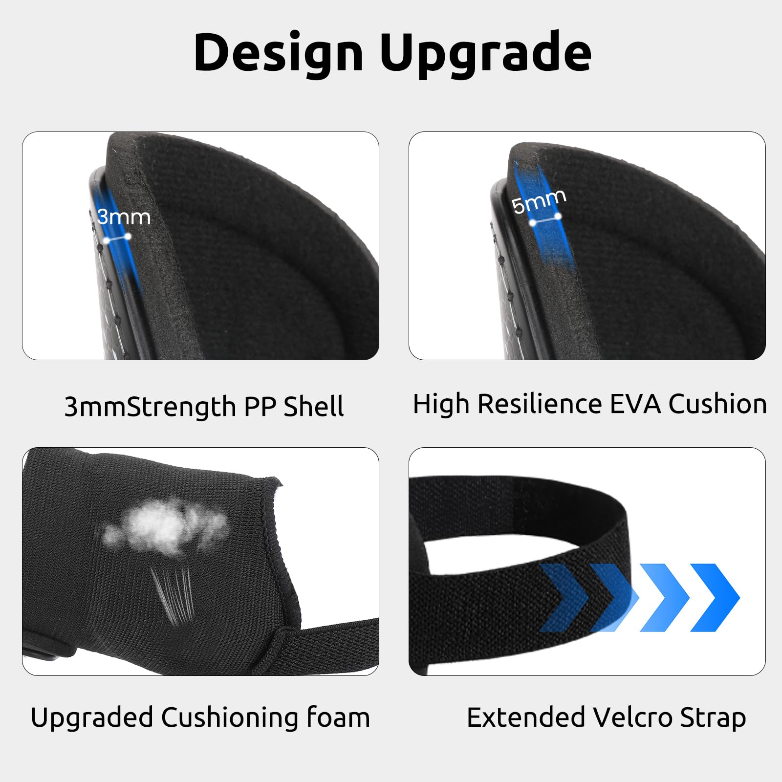 Shin Guards Soccer Youth Kids, Shin Guard for Toddler Boys Girls Teenagers 2-18 Years Old with Ankle Sleeves Protection - Image 3
