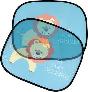 SEWOART 2 Pçs Cortinas De Pára-Sol De Carro Para Persianas Automáticas Pára-Brisa Dianteiro Cortinas De Sol Para Janela De Carro Persianas Automáticas Capa De Janela De Carro Azul