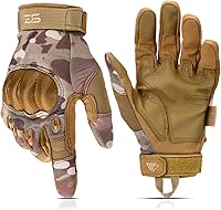 Vista 17 de Glove Station Guantes tácticos para hombre – Equipo utilitario con pantalla táctil y protección de nudillos duros, utilizados en motocicleta