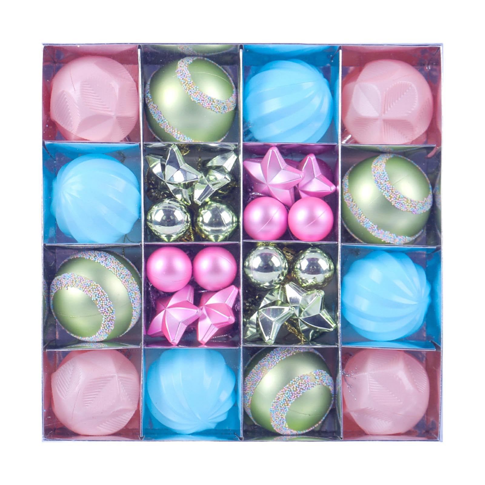 Décorations de Noël sur le thème des bonbons en lot coloré