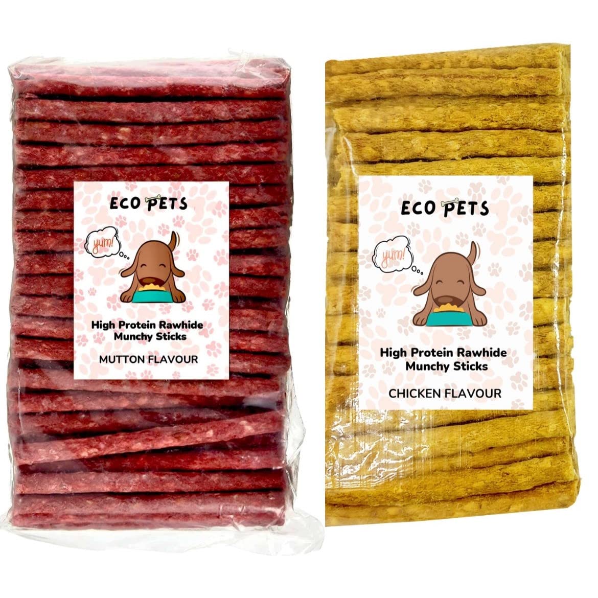 ECO PETS Rawhide 3KG Chew Sticks Food for Small - Adult Dog Chew Stick Munchy Stick Real Mix Flavor Dogs Snacks, Dog Treats for Puppy, Protein- Training Chew (B0BTW5ZSW8) Amazon Price History, Amazon Price Tracker