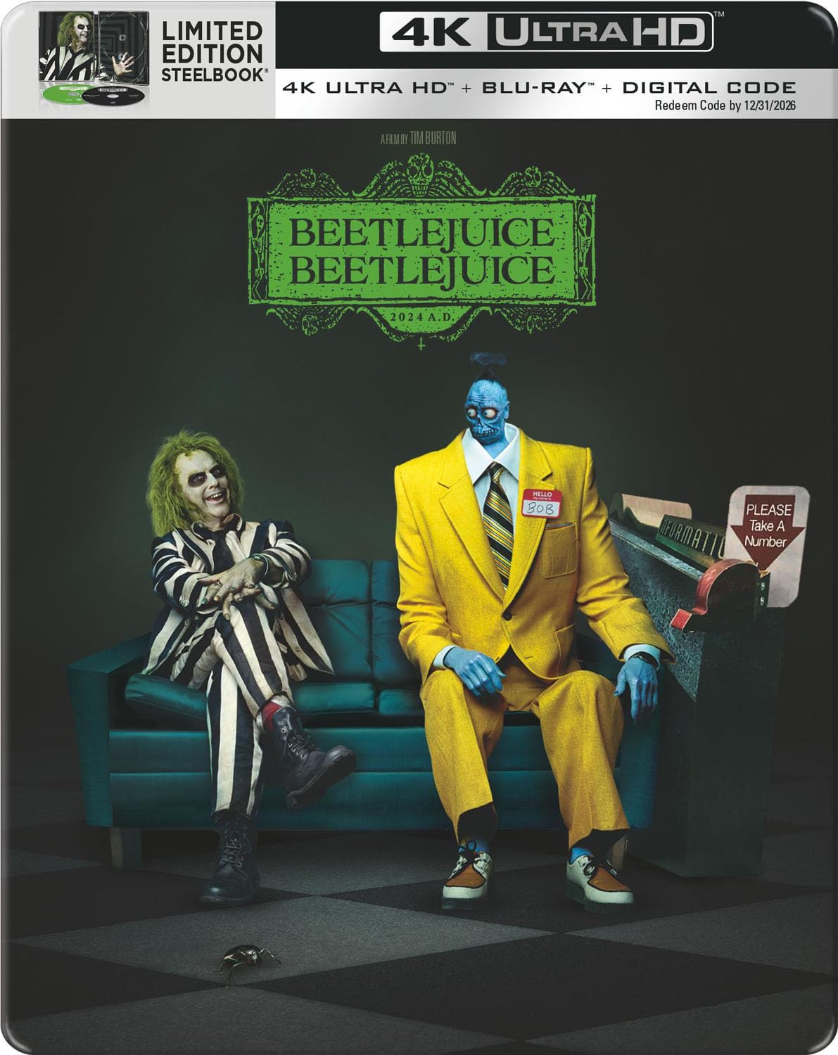 Beetlejuice Beetlejuice Steelbook...