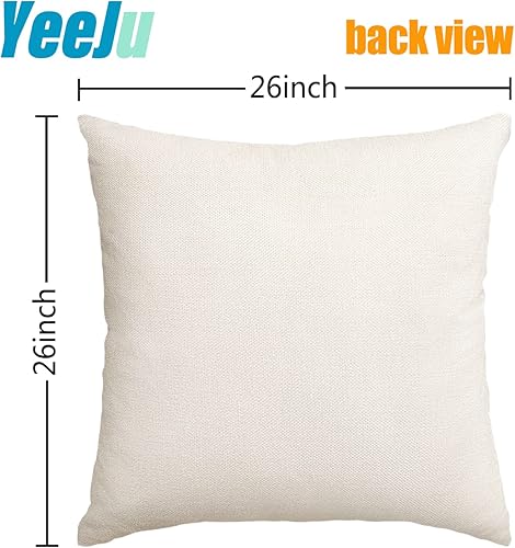 Miniatura 10 de Juego de 4 fundas de almohada de Navidad de 18 x 18 pulgadas, fundas de almohada con diseño de árbol de Navidad, fundas de almohada de Navidad rojo