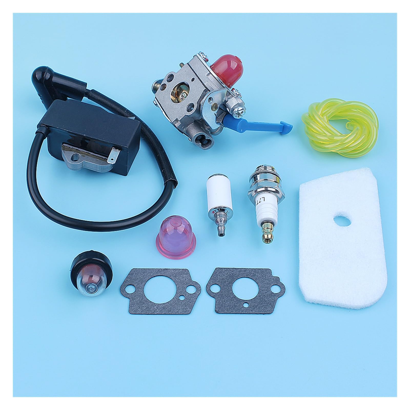 Kit de bobina de encendido de carburador for Husqvarna 125C 125E 125L 128C 128LD 128R for repuesto de motosierra Zama Motoserra