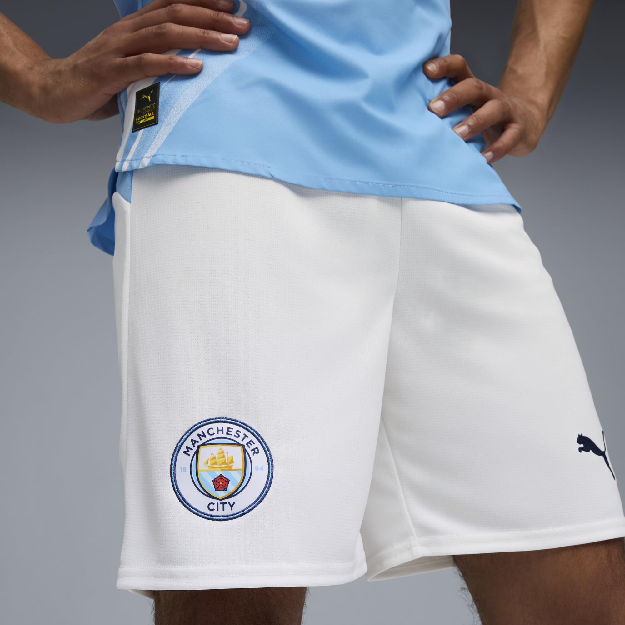 PUMA Pantaloncini da Calcio Manchester City da Uomo 2025/26 - Nero