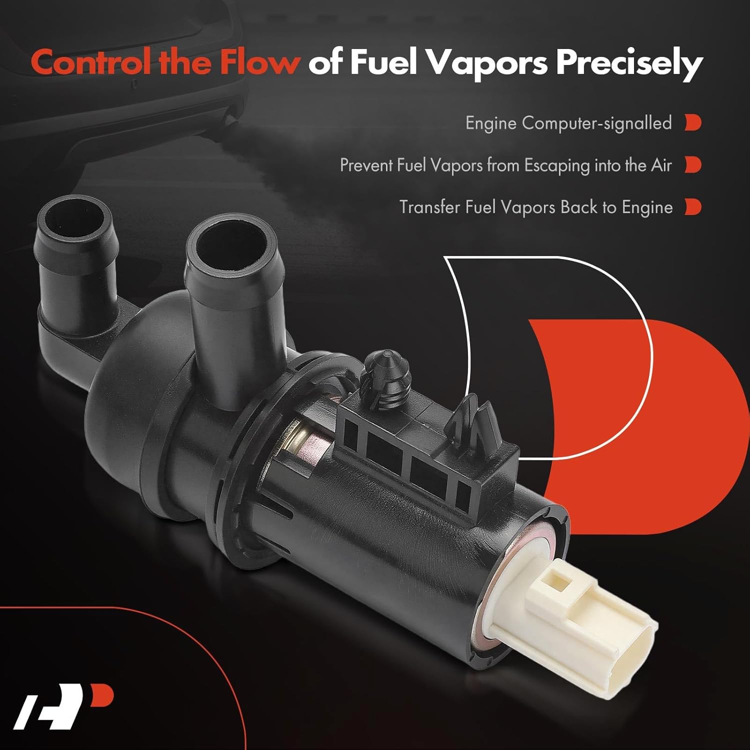 A-Premium Vapor Canister Vent Solenoid Valve Compatible with Ford Thunderbird 2002-2005 & Lincoln LS 2000-2006