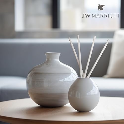 Miniatura 4 de Marriott JW - Varillas aromáticas con raíces  Colección de fragancias de hotel de lujo  Sicomoro, salvia, cedro, frijol tonka dulce y ámbar  Paquete