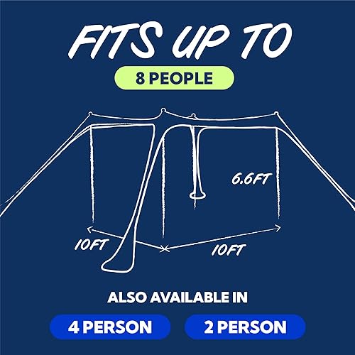 Miniatura 7 de SUN NINJA Beach Tent Sun Shelter UPF50+ - Easy Pop Up Beach Canopy - Outdoor Shade for Camping Trips, Fishing, Backyard Fun Picnics - Sand Shovel,