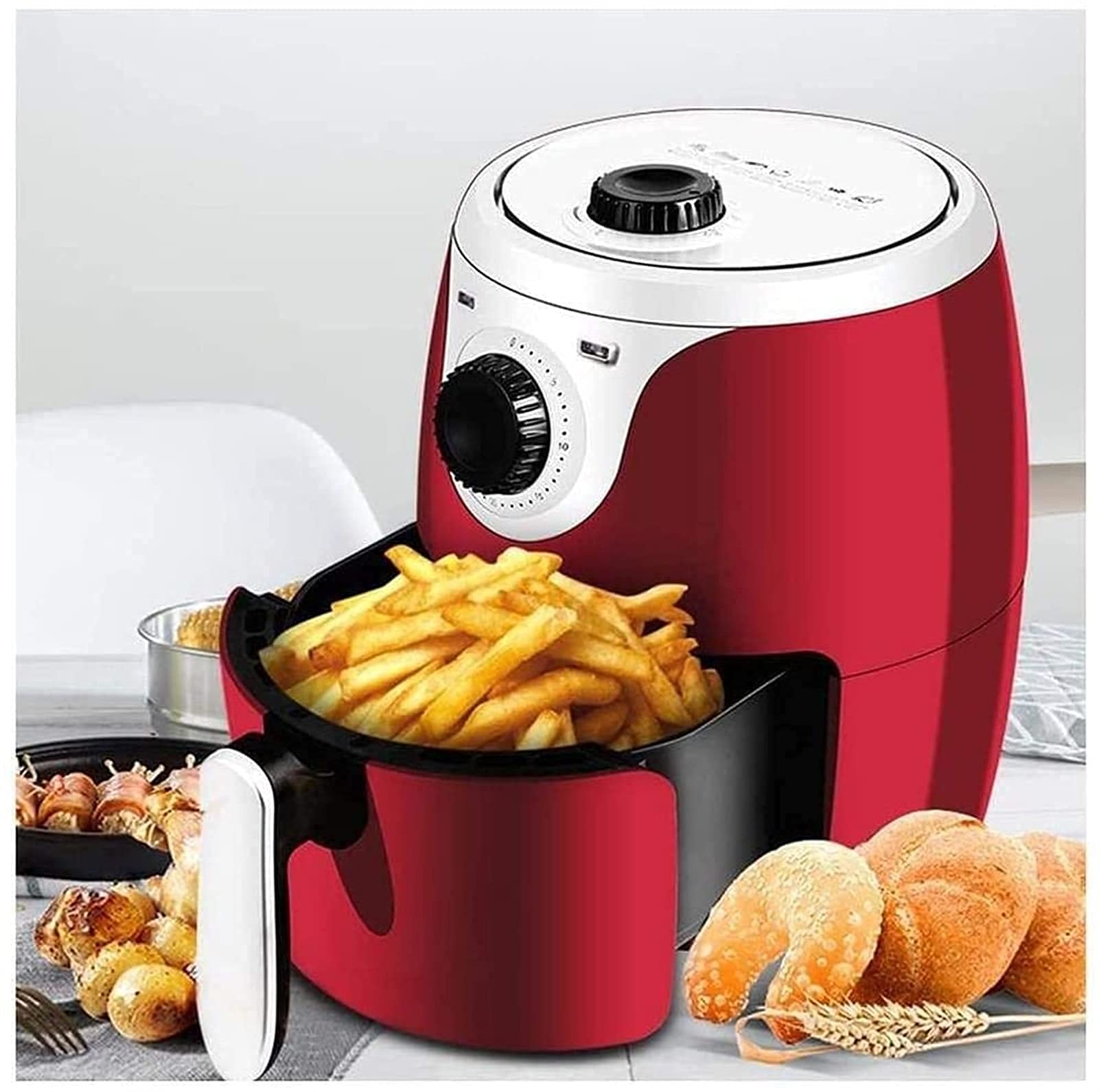 Beztłuszczowa frytkownica do użytku domowego 3,5 l elektryczna frytkownica mechaniczna Piekarnik Garnek bezolejowy Frytki (frytkownice powietrzne) Comfortable anniversary