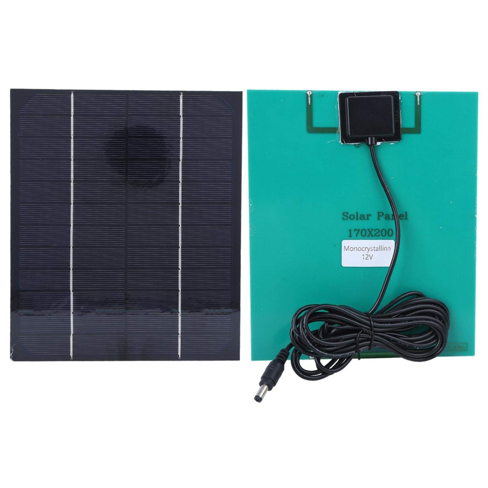 SALUTUYA Solar Charger Pane 6W 12V Portable Solar Cell Panel Module Charger for Household Lights for All Small Power Appliances