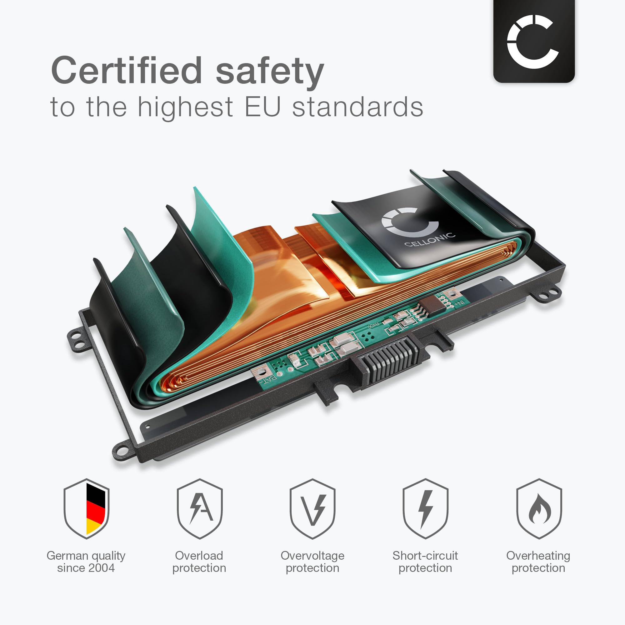 CELLONIC Bateria kompatybilna z Lenovo ThinkPad X13 Yoga, X390 Yoga, kompatybilna z Lenovo 5B10W13927, 5B10W13928, L18L3P72 4200mAh 11,55V