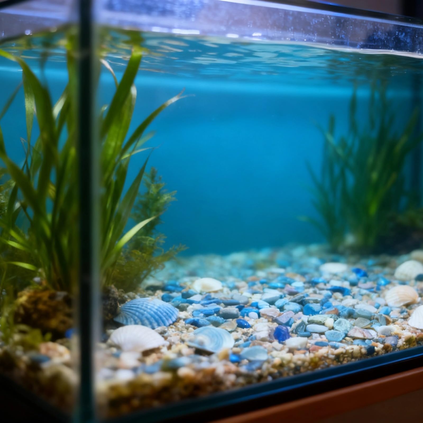 Kosveril 2 pezzi di gusci naturali schiacciati, 1 kg, ghiaia di conchiglia blu cobalto chiaro, 0,30-0,61 cm, frammenti irregolari in madreperla per mosaico per artigianato, fai da te, riempitivo per