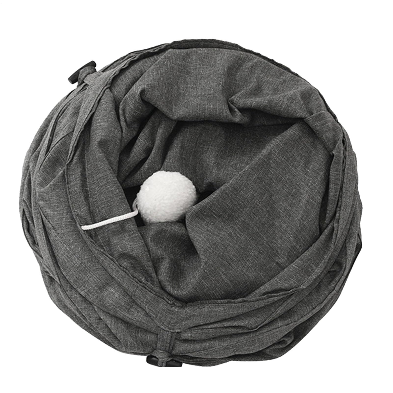 Tunnel Animal Pliable - Tunnel de Lapin, Boule Suspendue, Grand Jouet pour