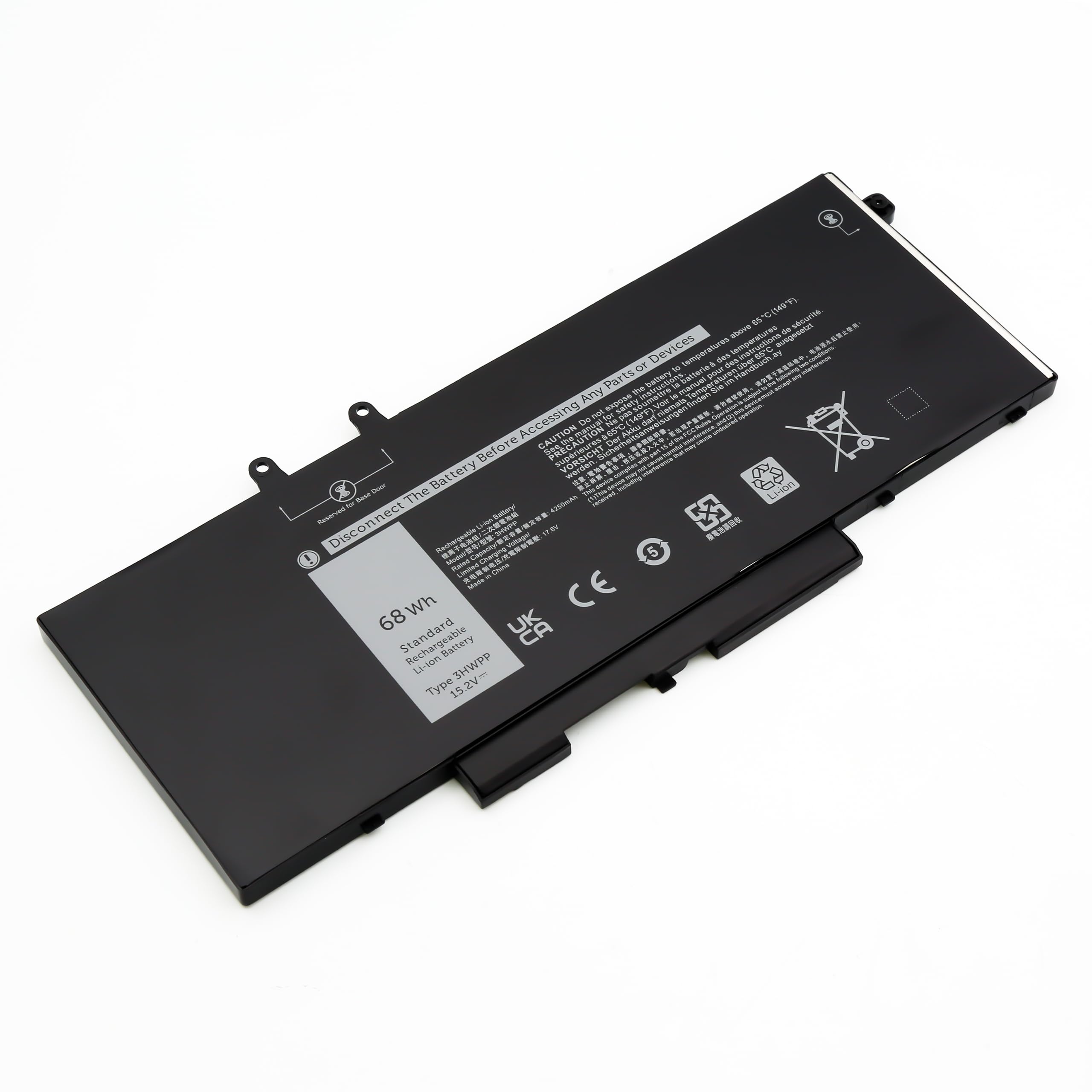 BLESYS 3HWPP Batteria per DELL Latitude 5510 5410 5511 Series [15.2V 68Wh]