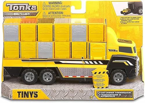 Miniatura 2 de Tonka Tinys - Tonka Tiny Carrier con 1 pequeño garaje exclusivo