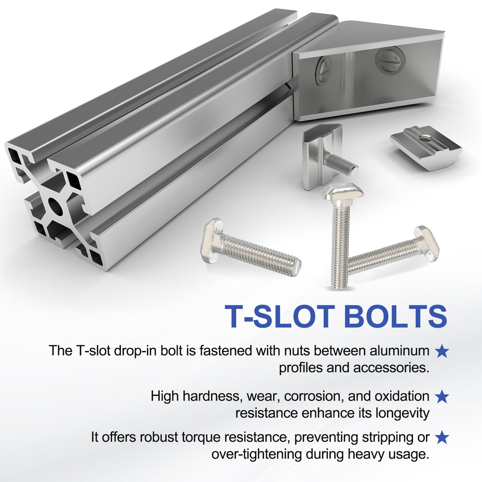 PATIKIL M8 x 43 mm T-Slot Bolts - Image 4