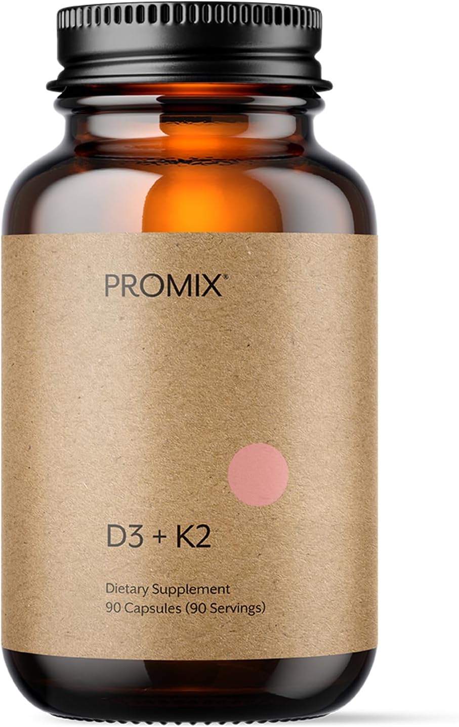 Promix Nutrition Vitamin D3 K2 5000iu supplement | MK4 & MK7 | Soy & Gluten F...