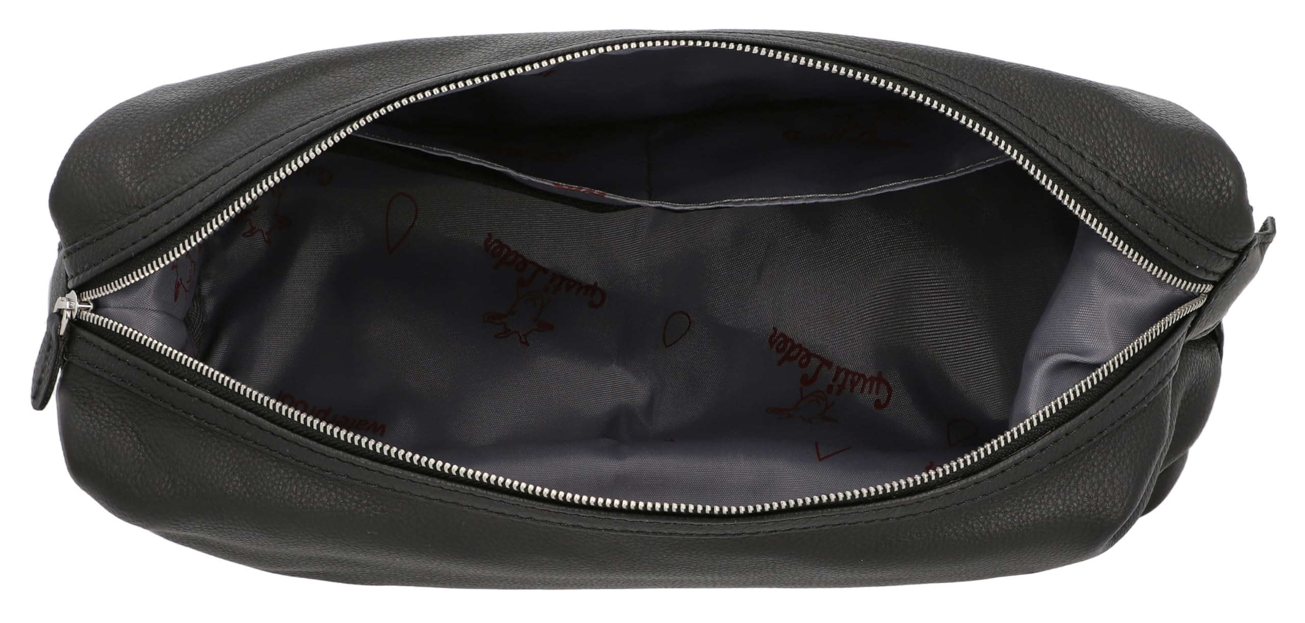 Gusti Anika - Neceser de piel para hombre y mujer, color negro, Negro , Contemporáneo
