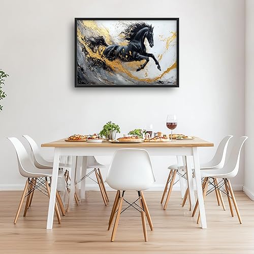 Miniatura 4 de Arte de pared de caballos, imágenes de caballos, decoración de habitación de caballos, impresiones en lienzo modernas para el hogar, decoración