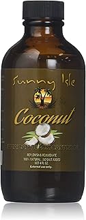 Sunny Isle Jamaican Castor Oil, Coconut Black, 4 Fluid Ounce