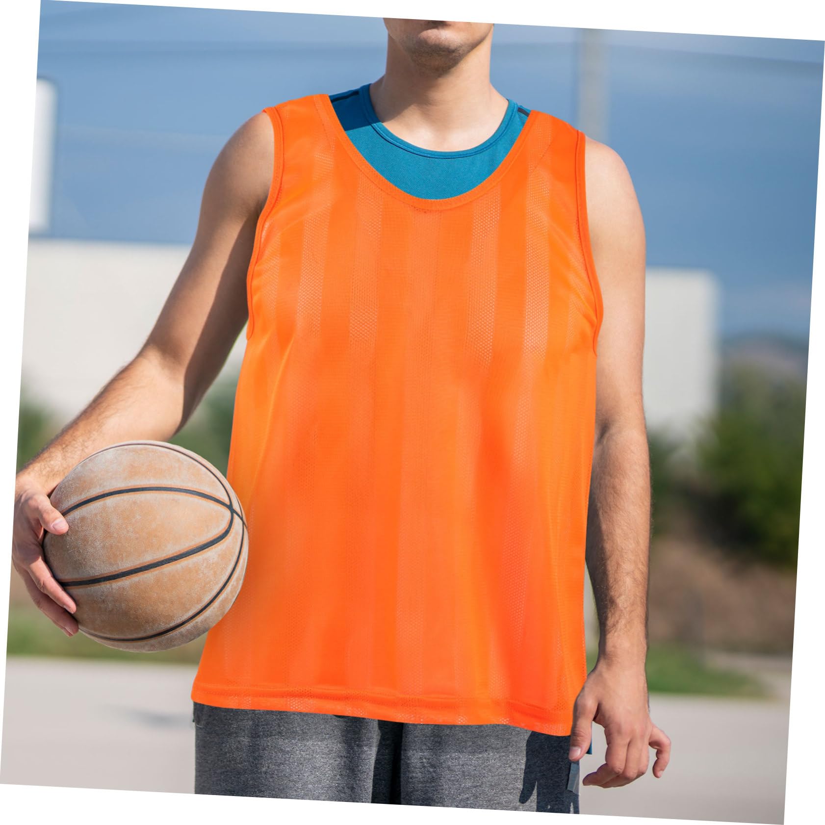 Chalecos de Práctica Deportiva de Malla, 6 Piezas, Adultos