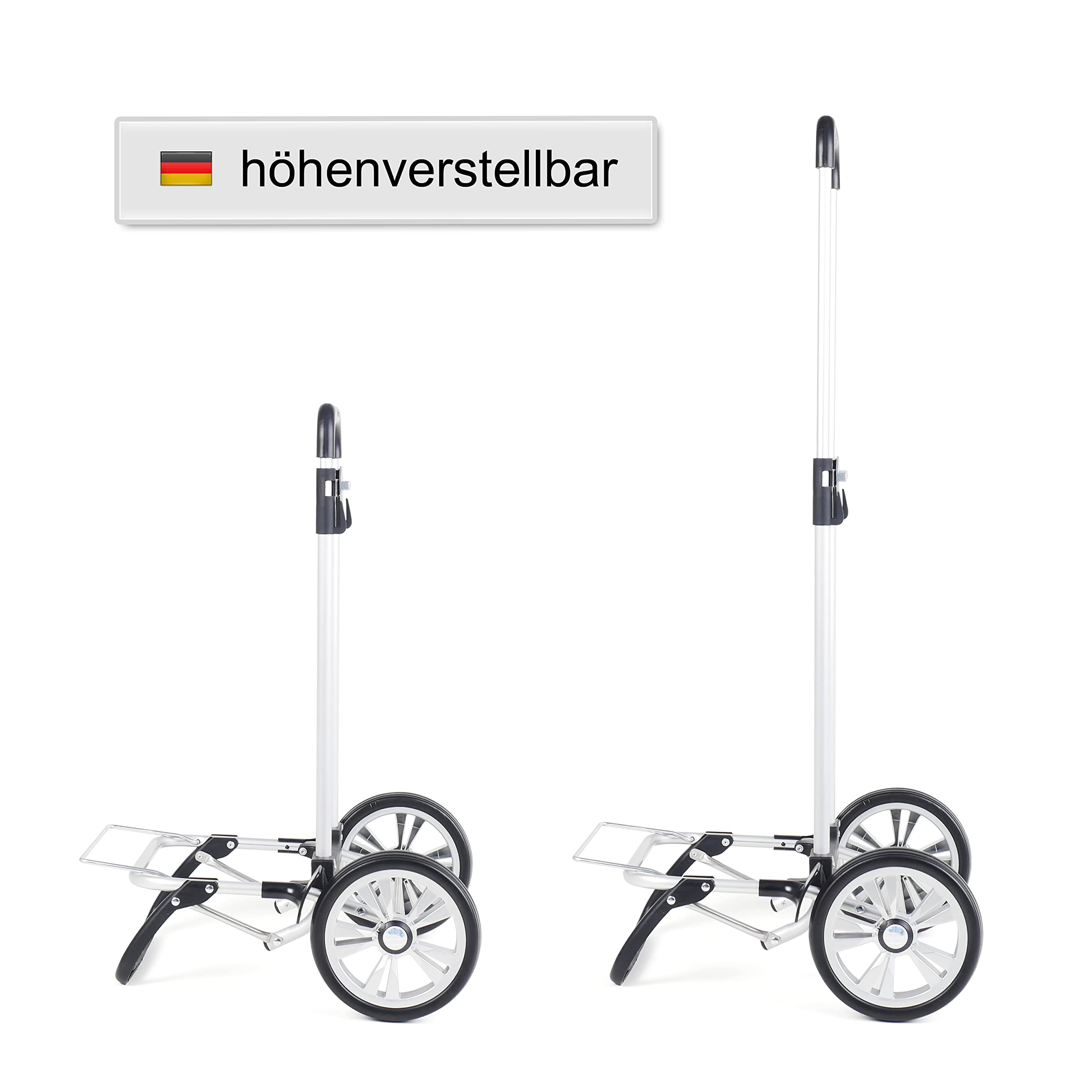 ANDERSEN Einkaufstrolley - Alu Star Shopper Vigo Mint 46 L einkaufen,hochwertig, Aluminium, höhenverstellbar, Räder abnehmbar